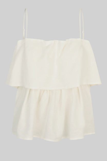 AIE TOP OFFSHOULDERS WHITE