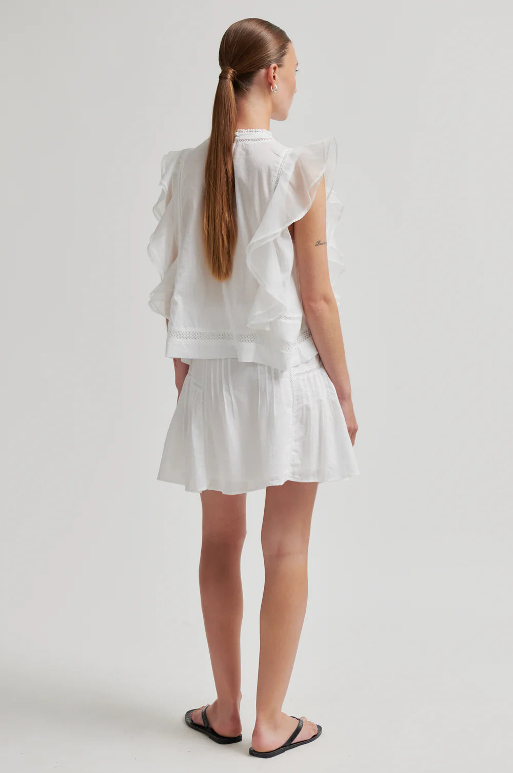 SECOND FEMALE - KRISTEL SKIRT WHITE