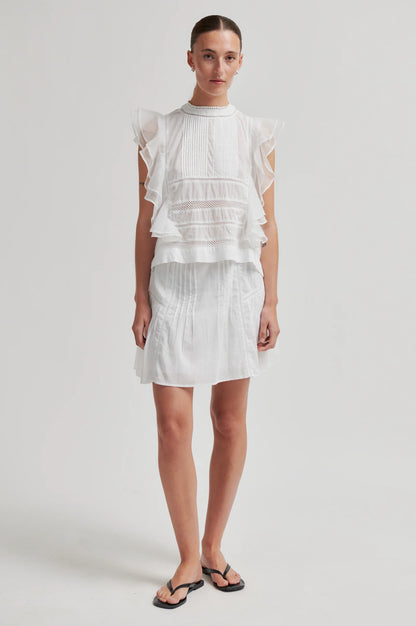 SECOND FEMALE - KRISTEL SKIRT WHITE