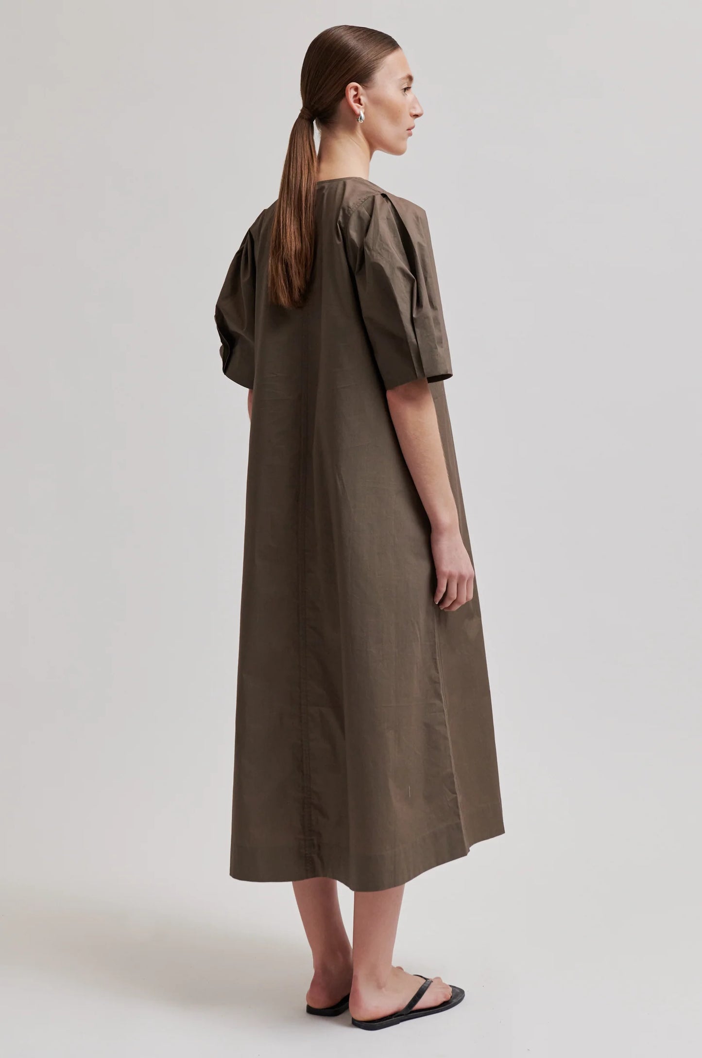 LARKINI DRESS MAXI KAKI