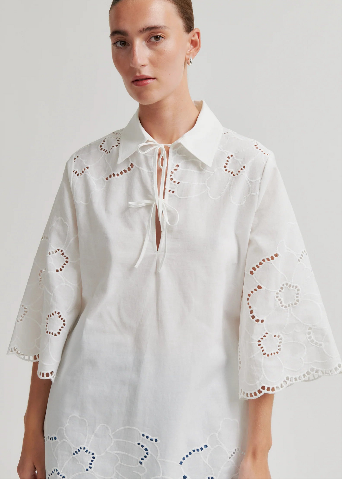 SECOND FEMALE - MILLEA TUNIC DRESS WHITE