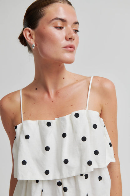 SALLY TOP OFFSHOULDER WHITE
