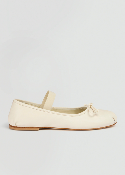 SEMICOUTURE PRISCILLA BALLERINA FLATS creme