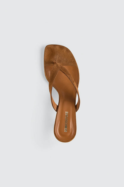 TEENSLIPPER HAKJE BROWN