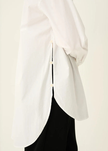 RUE DE TOKYO - Shelby shirt white detail
