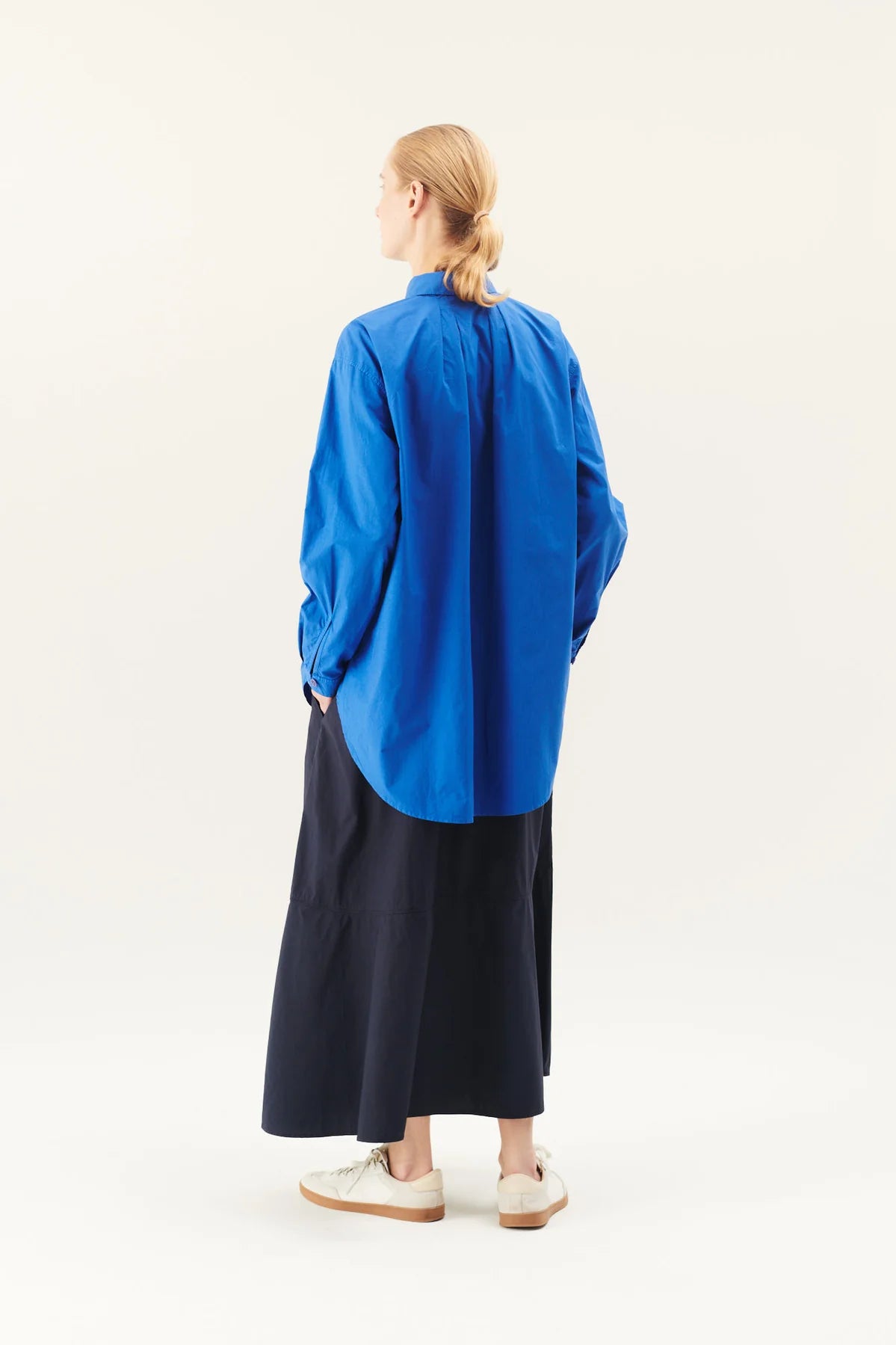 RUE DE TOKYO - Shelby shirt lapis blue back