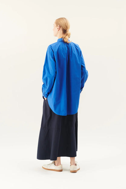 RUE DE TOKYO - Shelby shirt lapis blue back