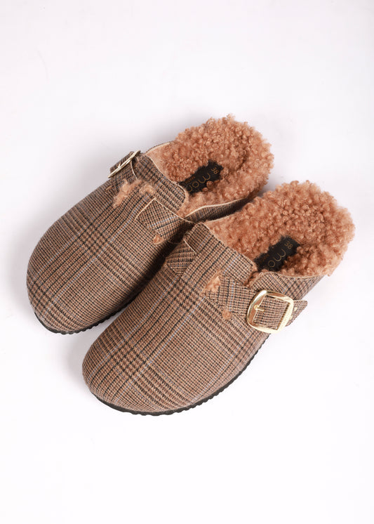 MOMONI - Reiwa clogs Pluche Camel