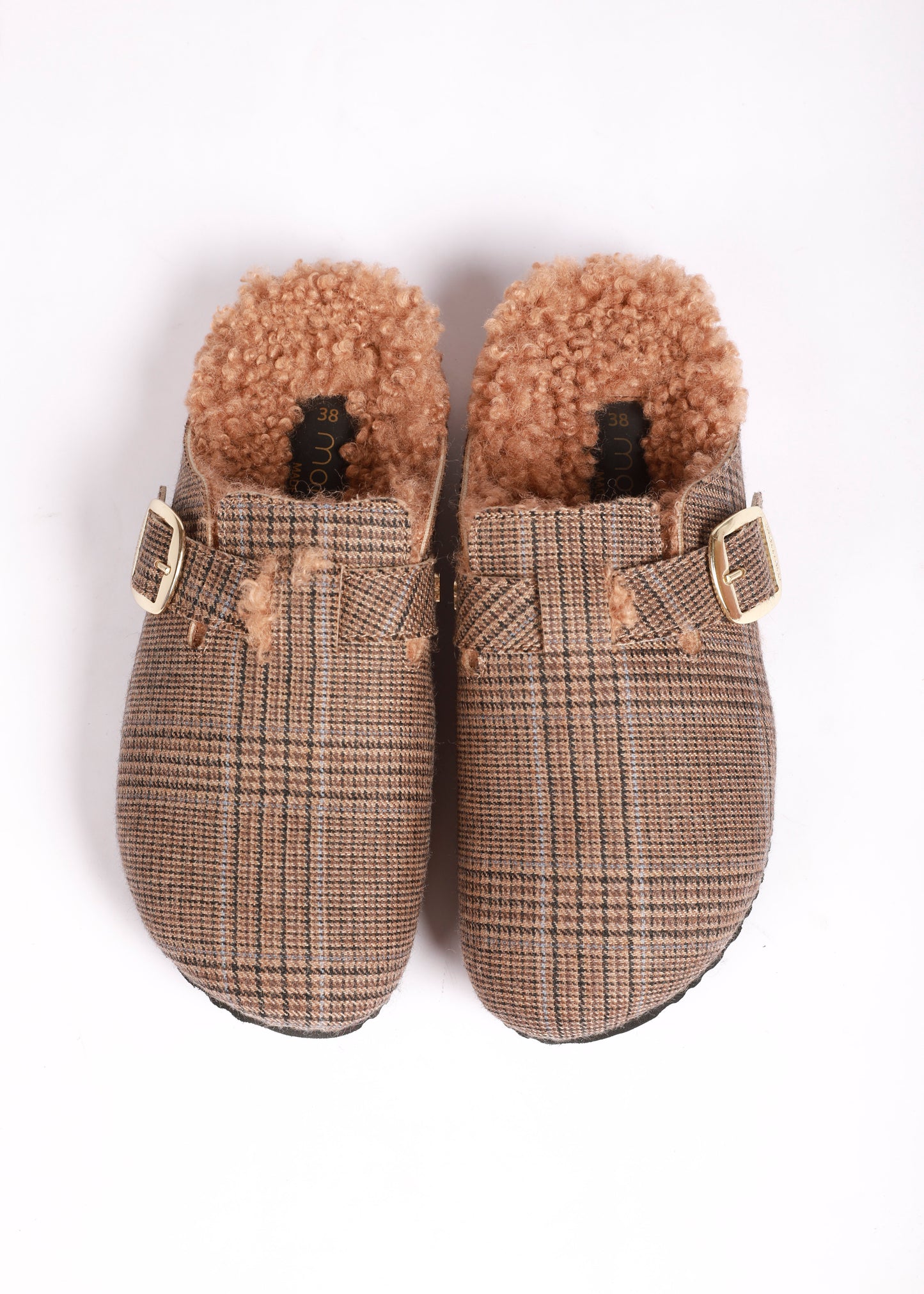 MOMONI - Reiwa clogs Pluche Camel