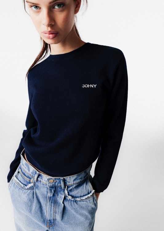 JOHNY - HARPER CREWNECK NAVY