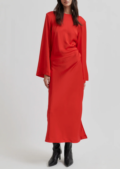 SECOND FEMALE - ERMINE DRESS RED