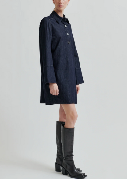 SECOND FEMALE - DERA DENIM DRESS TUNIQUE