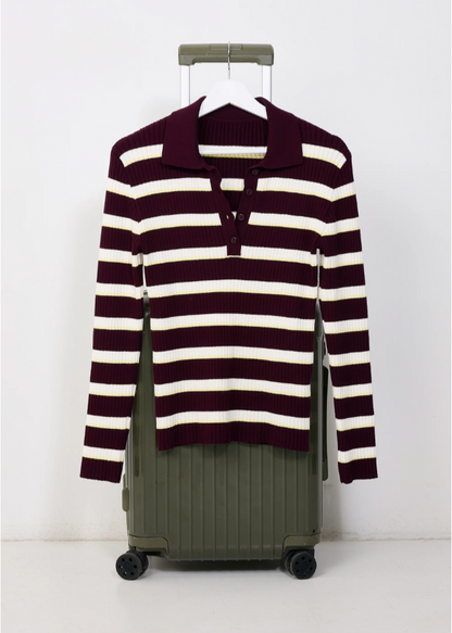 POLO LEMONIE BORDEAUX LEMON