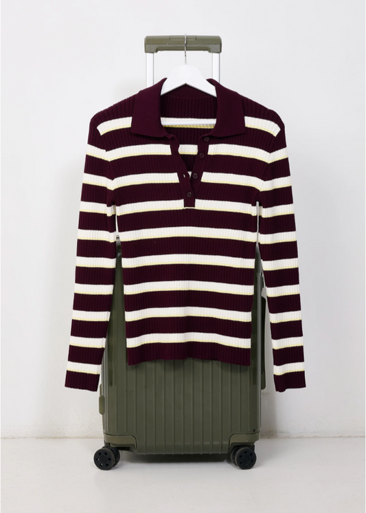 POLO LEMONIE BORDEAUX LEMON