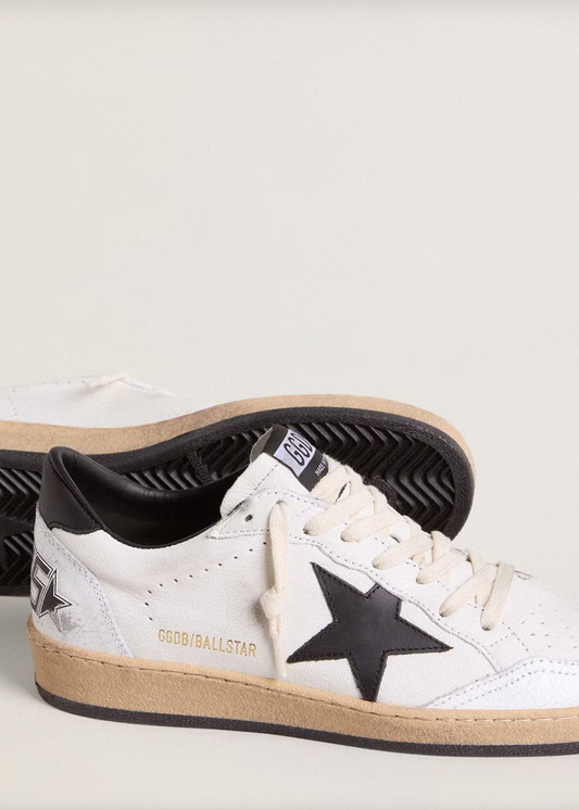 GOLDEN GOOSE - BALLSTAR NAPPA / BLACK