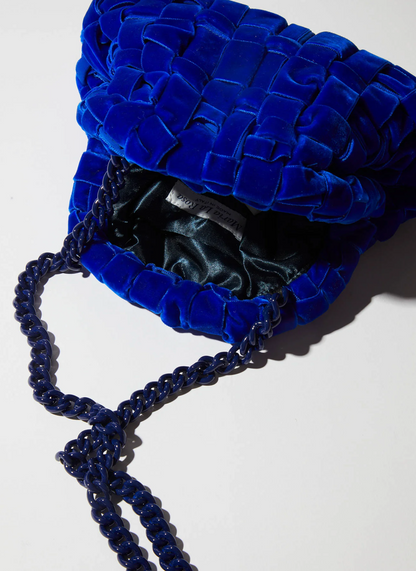 MARIA LA ROSA - VELVET MINI GAME COBALT