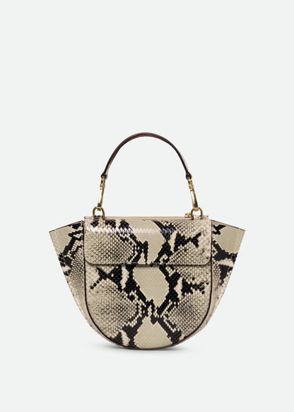 WANDLER - Hortensia Mini Black/White Python