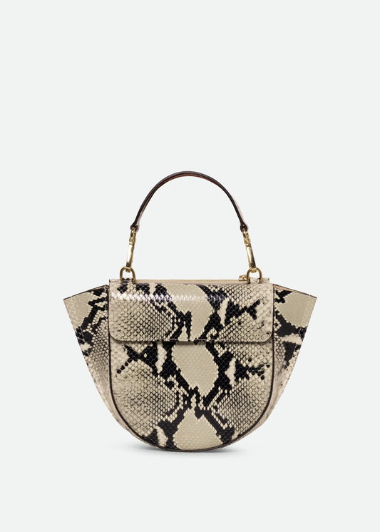 WANDLER - Hortensia Mini Black/White Python