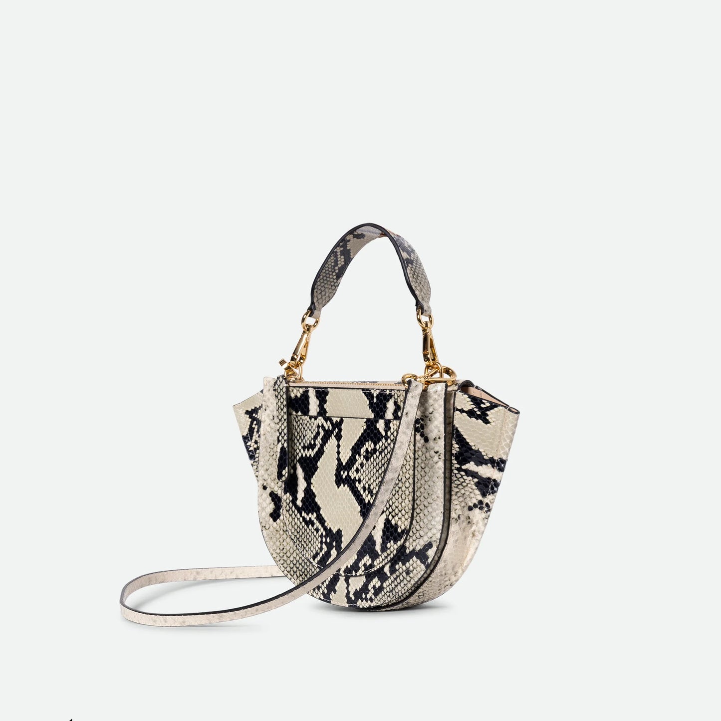 WANDLER - Hortensia Mini Black/White Python