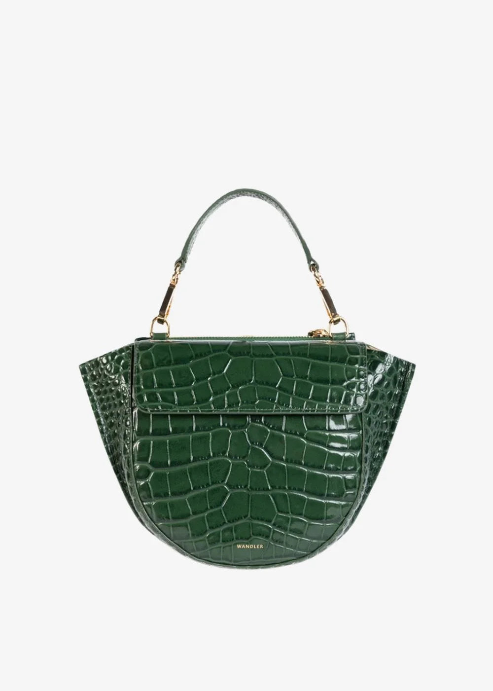 WANDLER - Hortensia Mini Olive Croco