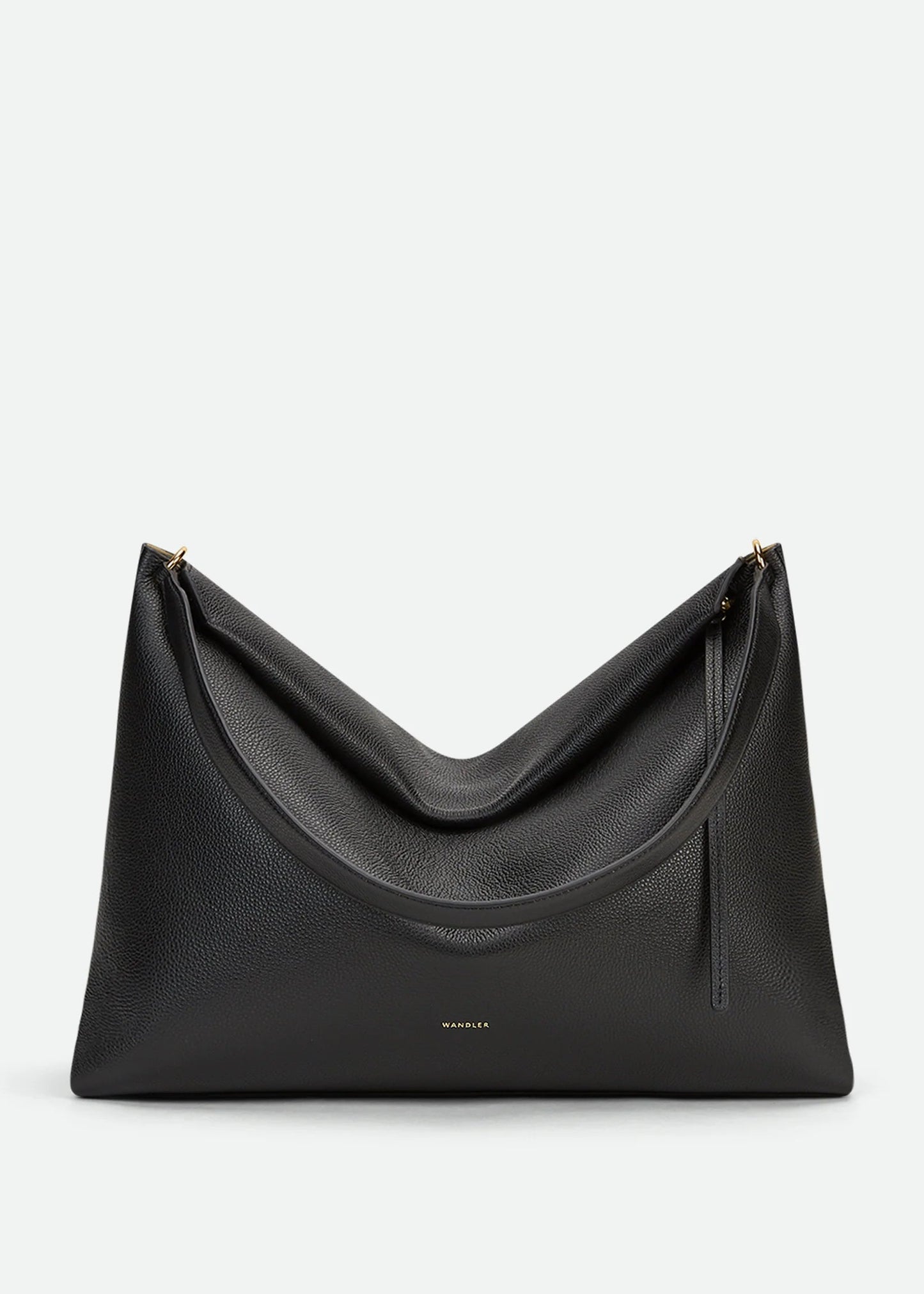 WANDLER - PENELOPE TOTE BLACK CRUST