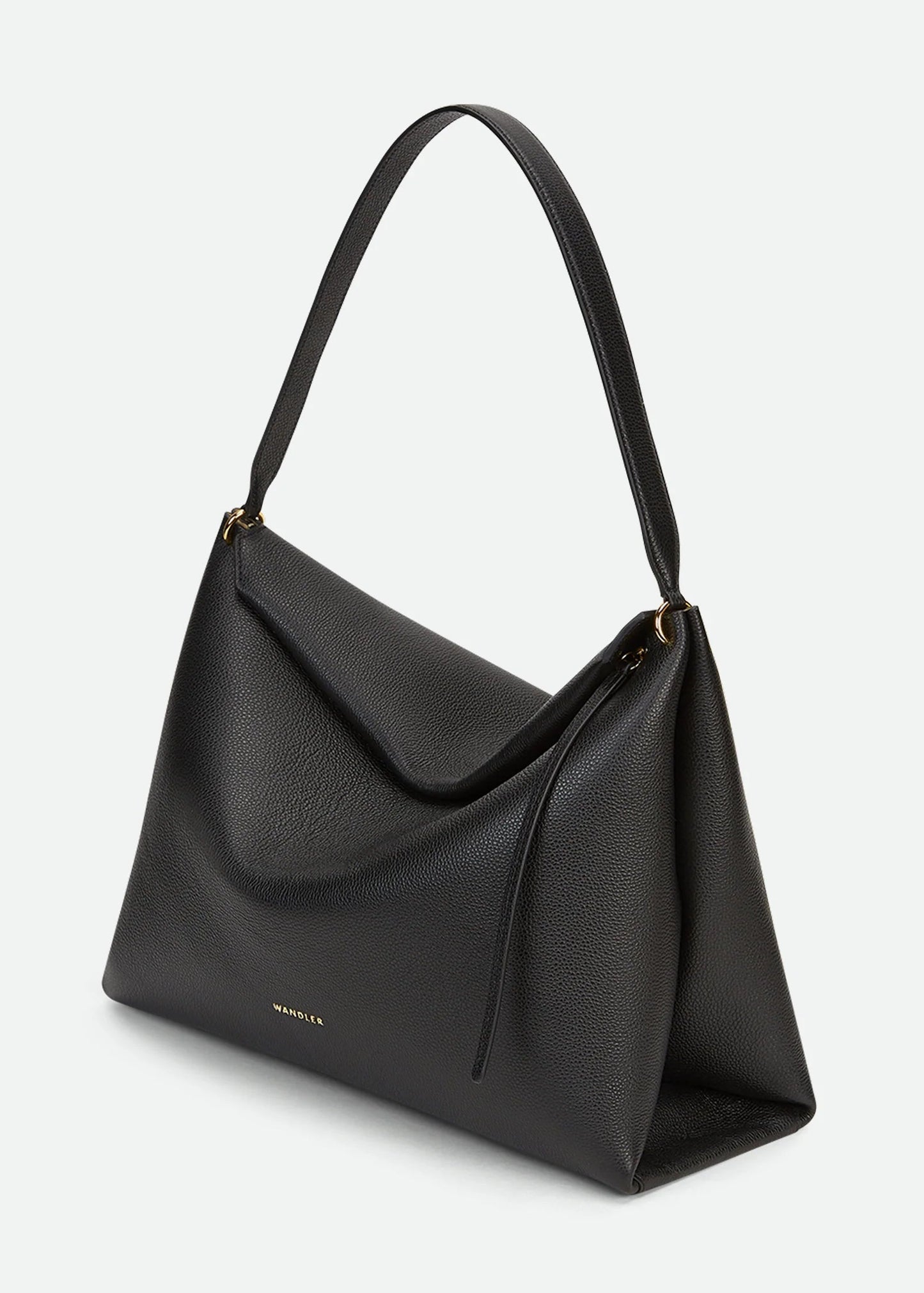 WANDLER - PENELOPE TOTE BLACK CRUST