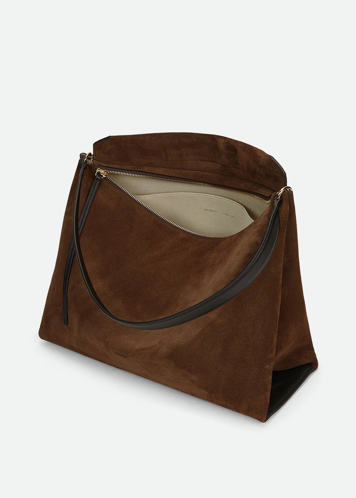 WANDLER - PENELOPE TOTE PALISSANDER SUEDE