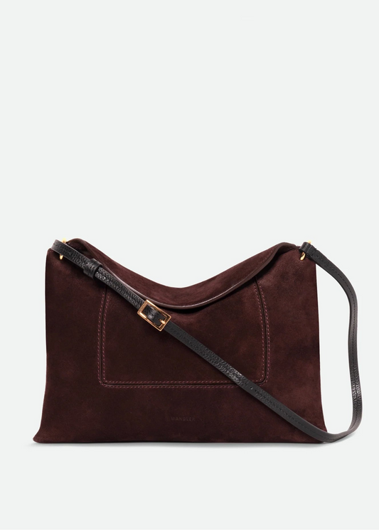 WANDLER - PENELOPE SLOUCH BAG ACAI SUEDE