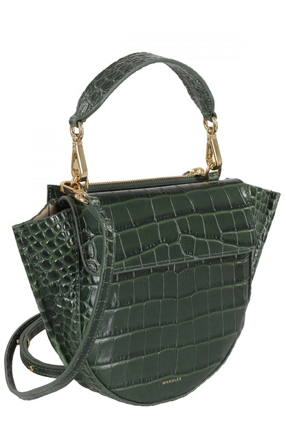 WANDLER - Hortensia Mini Olive Croco