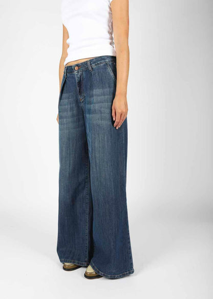 NOIR 'N BLUE - DEMI WIDE LEG JEANS